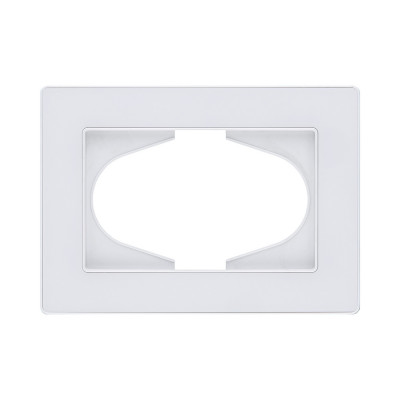 Рамка для двойной розетки, белый Kollinger Eleganz Acryl EA120WH