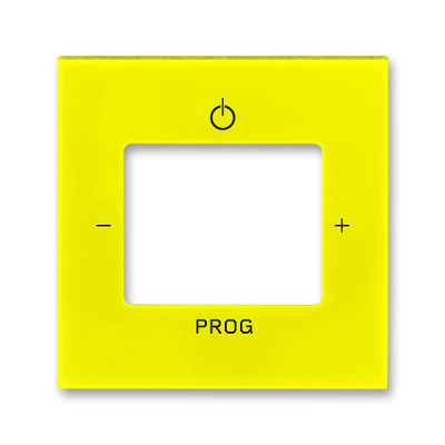 3299H-A40200 64 - Накладка ABB Levit для механизмов FM радио / Busch-iNet радио / Bluetooth радио жёлтый