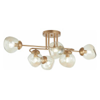 Evoluce SLE155702-06 Светильник потолочный Золотистый/Янтарный E14 6*40W