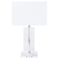 Arte Lamp CLINT, Светильник настольный интерьерный, цвет арматуры - ХРОМ, цвет плафона/декора - БЕЛЫЙ, 1х40W E14, A4022LT-1CC