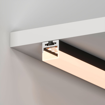 Профиль с экраном SL-LINE-2011M-2500 BLACK+OPAL SQUARE (Arlight, Алюминий), 027993