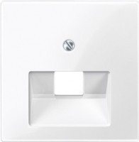 SM Накладка для комп./тлф. розетки 1хRJ45, полярно-бел.