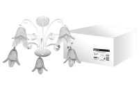 Люстра НCБ-12-04-5х40 «Адель» белый 5х40Вт E14 TDM Electric, SQ0370-0018