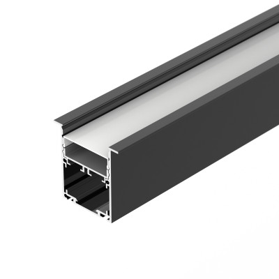 Профиль SL-LINIA52-3L-F-2000 ANOD BLACK (Arlight, Алюминий), 044685