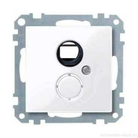 SM Накладка на опорн. плате для мех-змов  DIN 41524 и с отв. ? 16 мм, активно-бел.