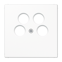 Крышка для SAT-TV-розетки; белая, LS990-4SAT2WW Крышка для SAT-TV-розетки; белая, LS990-4SAT2WW