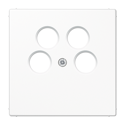 Крышка для SAT-TV-розетки; белая, LS990-4SAT2WW