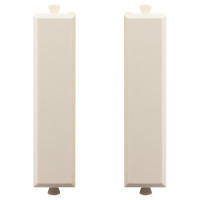 4405995 - ДКС Комплект модульных заглушек "Avanti", "Ванильная дымка", 0,5 модуля 2штуки