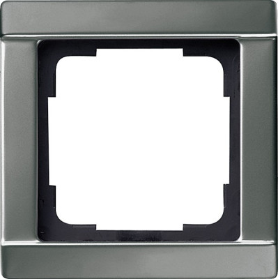 21120 - Gira Edelstahl Рамка на 1 пост, скошенные края