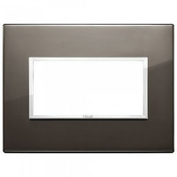 Vimar Накладка Eikon Evo на 4 модуля, черный сапфир, 21654.06