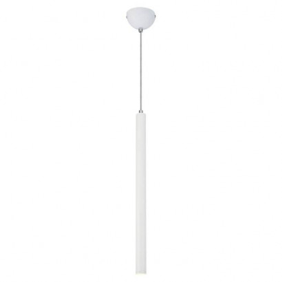 LUSSOLE CORNVILLE Подвесной светильник, цвет основания - белый, плафон - металл (цвет - белый), 1x3W LED, LSP-8110