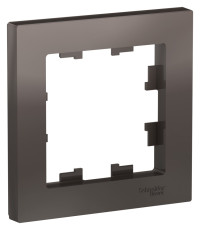 ATN000601 - ATLASDESIGN 1-постовая РАМКА, МОККО, Systeme Electric ATN000601 - ATLASDESIGN 1-постовая РАМКА, МОККО, Systeme Electric