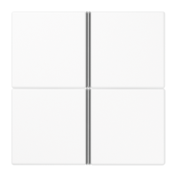 Набор клавиш для сенсорного модуля KNX, 4-ной, белый, LS404TSAWW Набор клавиш для сенсорного модуля KNX, 4-ной, белый, LS404TSAWW