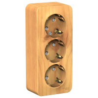 BLANCA О/У РОЗЕТКА 3-я с заземлением со шторками ИЗОЛ.ПЛ.,16А, 250В, ЯСЕНЬ BLANCA О/У РОЗЕТКА 3-я с заземлением со шторками ИЗОЛ.ПЛ.,16А, 250В, ЯСЕНЬ