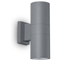 Светильник уличный светодиодный, 2*15W, 2400Lm, 3000K, серый DH0708, Feron 11664