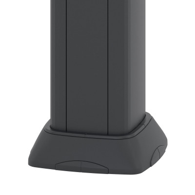 ДКС Телескопическая алюминиевая колонна, 2.7 - 4.2м, цвет чёрный, 09573