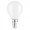 Лампа Gauss Filament Шар 9W 590lm 3000К Е14 milky диммируемая LED 1/10/50, 105201109-D