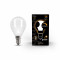 Лампа Gauss Filament Шар 9W 590lm 3000К Е14 milky диммируемая LED 1/10/50, 105201109-D