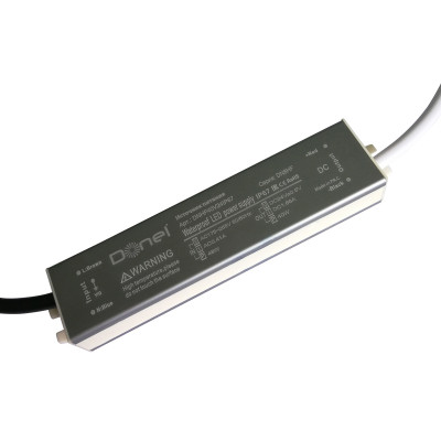 Donel,40Вт,DC24В,1.66А, IP67, 140x30x20мм,блок питания для светодиодной ленты,серия:DN8HF, DNHF40V24IP67