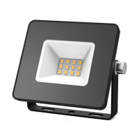 Прожектор светодиодный Gauss Elementary G2 10W 890lm IP65 3000К черный 1/60, 613527110