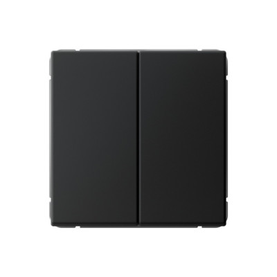 GAL001065 - ARTGALLERY 2-клавишный ПЕРЕКЛЮЧАТЕЛЬ, сх.6/2, 10АХ, механизм, КАРБОН, Systeme Electric