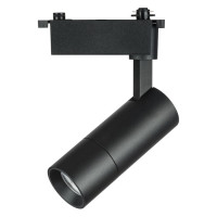 Lightstar 229137 Светильник для 1-фазного трека VOLTA LED COB 12W 1080LM 18-60G ЧЕРНЫЙ 3000K (в комплекте)