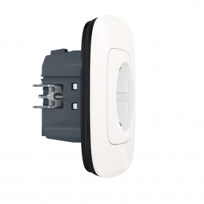 752994 - Valena Allure with NETATMO.Умная розетка 2К+З 16А 230В.Цвет Жемчуг