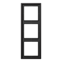 Рамка для вертикальной и горизонтальной установки, 3 поста; металл; dark; Aluminium, AL2983D Рамка для вертикальной и горизонтальной установки, 3 поста; металл; dark; Aluminium, AL2983D