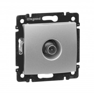 Legrand Розетка TV (телевизионная) - Legrand Valena - проходная - алюминий, 770131