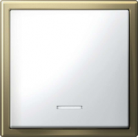 Systeme Electric ArtGallery Выключатель 1-клавишный с подсветкой, клавиша - белый, рамка - золото Systeme Electric ArtGallery Выключатель 1-клавишный с подсветкой, клавиша - белый, рамка - золото