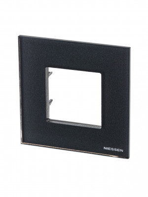 ABB NIE Zenit Стекло графит Рамка 1-я 2 мод