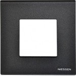 ABB NIE Zenit Стекло графит Рамка 1-я 2 мод