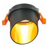 ST LUCE ST214.408.01 Св-к встр. Черный GU10 1*50W  IP20 L68xW68xH68 220V Без ламп