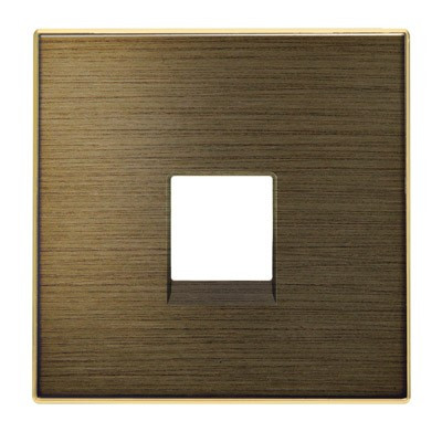 8517 OE - Накладка для телекоммуникационных розеток типа 8117... и/или 8118..., серия SKY, цвет античная латунь - 2CLA851700A1201