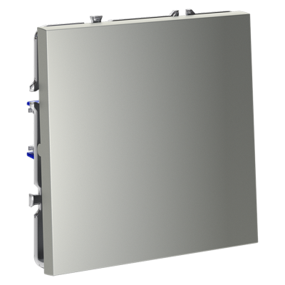 Перекрестный переключатель встраиваемый VOLTUM S70 одноклавишный 10А, (сталь), VLS010505