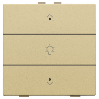 Niko Home Control Золото Кнопка  управления диммера, LED подсветка, 221-52043