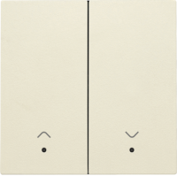 Niko Home Control Слоновая кость Накладка управления жалюзи с/п, 100-32006