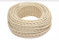Bironi Провод 3*0,75 Песочное золото (матовый) 150м, B1-432-719-150