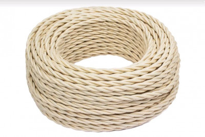 Bironi Провод 3*0,75 Песочное золото (матовый) 150м, B1-432-719-150