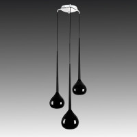 Lightstar 808237 (MD2128А-3BL) Подвес FORMA 3х40W E14 ЧЕРНЫЙ (в комплекте)