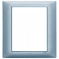 Vimar Накладка на 8 модулей синяя металлизованная, 14668.73