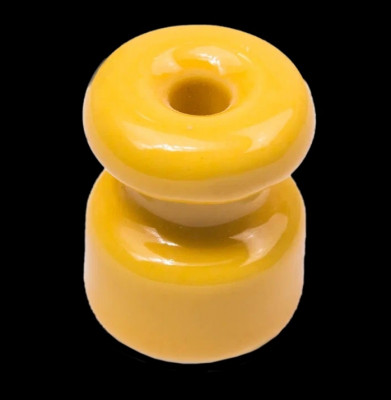 Bironi Изолятор для наружного монтажа R, керамика, цвет песочное золото (50 шт/уп), R1-551-019-50