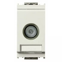 Vimar Розетка TV проходная 10DB "папа" белая, 16306.10.B