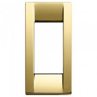 Vimar Накладка на 1 модуль для панелей металл блестящее золото, 16781.32 Vimar Накладка на 1 модуль для панелей металл блестящее золото, 16781.32