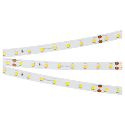 Светодиодная лента RT-A80-8mm 24V Warm3000 (6 W/m, IP20, 2835, 50m) (Arlight, высок.эфф.150 лм/Вт), 024525(2)