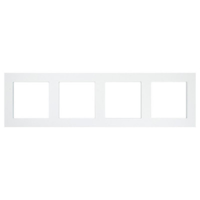 IRIDIUM Вставка на 4 поста, белый, INP401