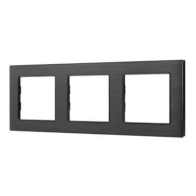 043857 - Рамка алюминиевая FRM-PRESTO-ALS-3-BK (Arlight, -)