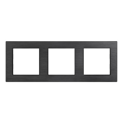 043857 - Рамка алюминиевая FRM-PRESTO-ALS-3-BK (Arlight, -)