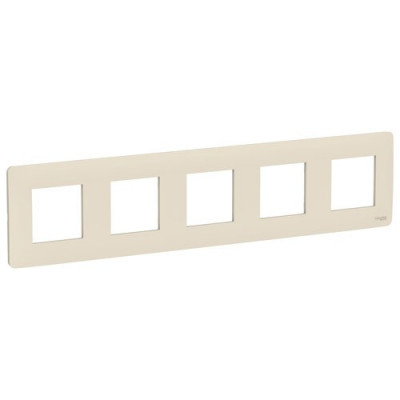 Unica Studio Рамка 5-ная, беж.