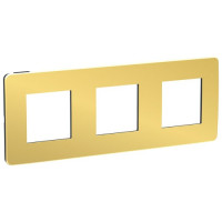 рамка 3-постовая, ЗОЛОТО/антрацит
